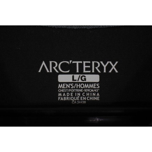 ArcTeryx Mens Large Quarter Zip Embroidered Logo Gorpcore Sweater L479 - Picture 3 of 5